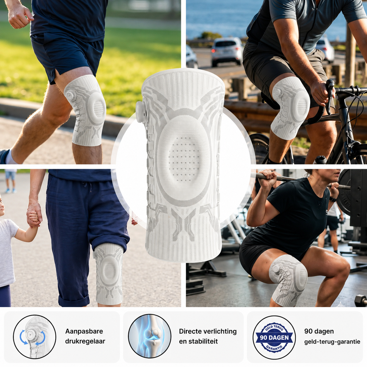 FlexiBrace | Kracht terug in uw knie