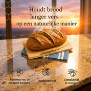 Premium Broodzak van Katoen en Bijenwas