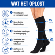 Compressiekousen met rits | Daal & Co