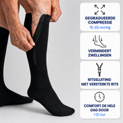 Compressiekousen met rits | Daal & Co