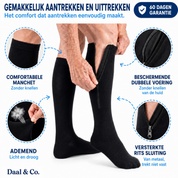 Compressiekousen met rits | Daal & Co