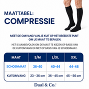 Compressiekousen met rits | Daal & Co